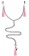 Зажимы на соски и половые губы с розовыми кисточками Nipple Clit Tassel Clamp With Chain - Lovetoy - купить с доставкой в Екатеринбурге