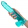 Аквамариновый фаллоимитатор-гигант Size Queen 10  - 30,5 см. - California Exotic Novelties