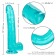 Аквамариновый фаллоимитатор-гигант Size Queen 10  - 30,5 см. - California Exotic Novelties