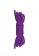 Фиолетовая нейлоновая веревка для бандажа Japanese Mini - Shots Media BV - купить с доставкой в Екатеринбурге