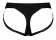 Черные трусики для насадок Heroine Lingerie Harness - size M - Strap-on-me - купить с доставкой в Екатеринбурге