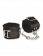 Чёрные наручники с меховой изнанкой CUMFY CUFFS - Pipedream - купить с доставкой в Екатеринбурге