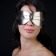 Маска на глаза из искусственной кожи цвета бронзы - Sitabella - купить с доставкой в Екатеринбурге