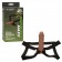 Коричневый фаллопротез Life-Like Extension with Harness - 17,75 см. - California Exotic Novelties - купить с доставкой в Екатеринбурге