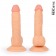 Телесный фаллоимитатор в новогодней упаковке - 18,5 см. - Bior toys