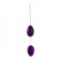 Фиолетовые анальные шарики вытянутой формы - Baile