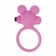 Розовое эрекционное виброкольцо TEDDY COCKRING SILICONE - Toyz4lovers - в Екатеринбурге купить с доставкой
