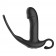 Черный пульсирующимй массажер простаты с вибрацией и пультом ДУ - 17,1 см. - Secwell - в Екатеринбурге купить с доставкой