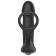 Черный пульсирующимй массажер простаты с вибрацией и пультом ДУ - 17,1 см. - Secwell - в Екатеринбурге купить с доставкой