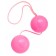 Розовые вагинальные шарики BI-BALLS - Toyfa Basic