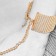 Дизайнерские золотистые наручники Desir Metallique Handcuffs Bijoux - Bijoux Indiscrets - купить с доставкой в Екатеринбурге