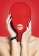 Красная маска на голову с прорезью для рта Submission Mask - Shots Media BV - купить с доставкой в Екатеринбурге