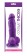 Фиолетовый фаллоимитатор Pleasures Thick 5 Dildo - 18,3 см. - NS Novelties