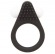 Чёрное эрекционное кольцо LIT-UP SILICONE STIMU RING 1 BLACK - Dream Toys - в Екатеринбурге купить с доставкой