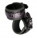 Фиолетово-чёрные наручники BLAZE HANDCUFF PURPLE - Dream Toys - купить с доставкой в Екатеринбурге