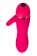 Розовый вибромассажёр с небольшим клиторальным отростком - 15 см. - A-toys