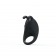 Чёрное эрекционное кольцо с вибрацией Rabbit Vibrator - Baile - в Екатеринбурге купить с доставкой
