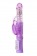 Фиолетовый хай-тек вибратор High-Tech fantasy с вращением бусин - 24,5 см. - A-toys