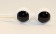 Чёрно-белые вагинальные шарики со смещенным центром тяжести - 4sexdreaM