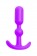 Фиолетовая силиконовая анальная пробка Anal Anchor - 10,2 см. - Pipedream