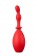 Красный удлиненный анальный душ FRESHEN PUMP - NMC - купить с доставкой в Екатеринбурге