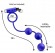 Синее эрекционное кольцо с анальным стимулятором Penetrator - Blush Novelties - в Екатеринбурге купить с доставкой