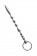 Серебристый фигурный уретральный плаг с кольцом в основании TOYFA Metal - 19 см. - ToyFa - купить с доставкой в Екатеринбурге